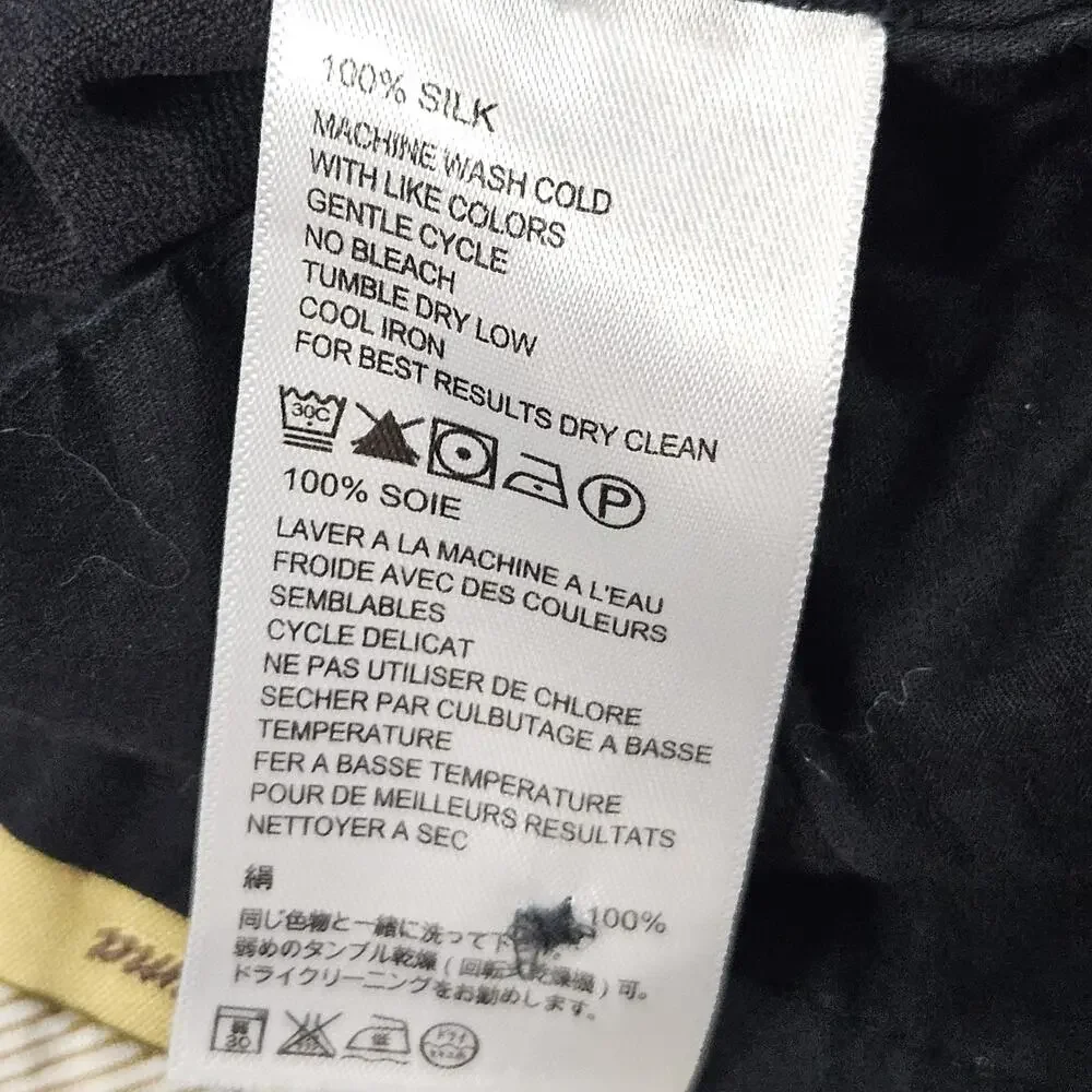 Tommy Bahama Shorts Size 42‎ Black Silk Vacation Resortwear Travel Island